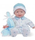 Маленька лялька пупс 28 см Беренжер Блакитна La Baby JC Toys Caucasian 11-inch Small Soft Body Baby Doll Jc Toy 0334