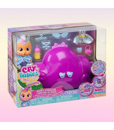 Ігровий набір із пупсом Cry Babies Magic Tears - Dress Me Up Гардероб Дженни IMC Toys (82793)