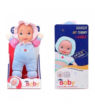 Дитяча іграшка Пупс Baby Sunki 1830-3/4 м'яконабивний (Блакитний)