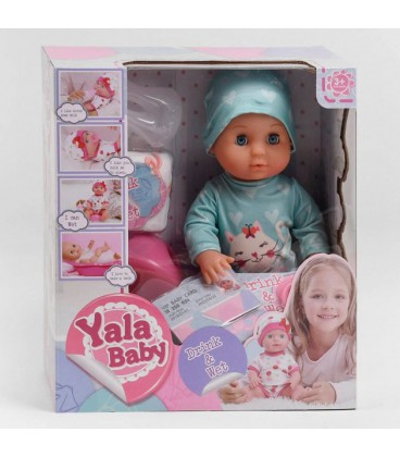 Пупс функціональний з аксесуарами 'Yale Baby'. Multicolor (108554)