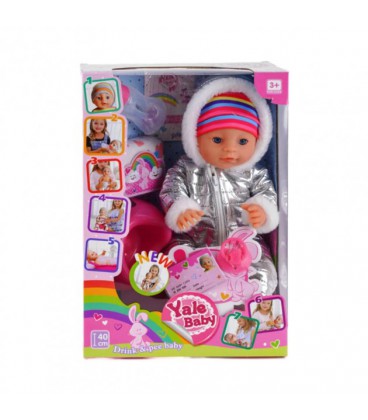 Пупс функціональний з аксесуарами 'Yale Baby'. Multicolor (126621)