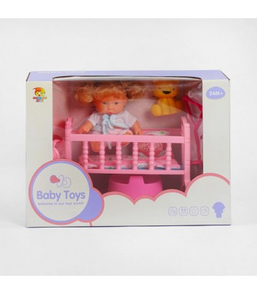 Пупс функціональний з аксесуарами 'Baby Toys'. Multicolor (126736)