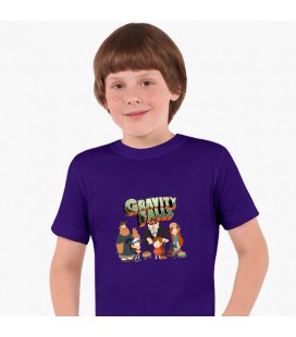 Дитяча футболка Гравіти Фолз (Gravity Falls) (25186-2628) 88-104 см Бавовна Фіолетовий