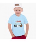 Дитяча футболка Вся правда про ведмедів (We Bare Bears) (25186-2668) 158-164 см Бавовна Блакитний