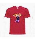 Дитяча футболка Наруто Узумакі (Naruto Uzumaki) (25186-2629) 122-128 см Бавовна Червоний