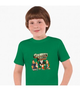 Дитяча футболка Гравіти Фолз (Gravity Falls) (25186-2628) 134-140 см Бавовна Зелений