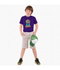 Дитяча футболка Наруто Узумакі (Naruto Uzumaki) (25186-2631) 88-104 см Бавовна Фіолетовий