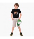 Дитяча футболка Наруто (Naruto) (25186-2630) 122-128 см Бавовна Чорний