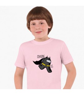 Дитяча футболка для хлопчиків Амонг Ас (Among Us) (25186-2430) 134-140 см Бавовна Рожевий