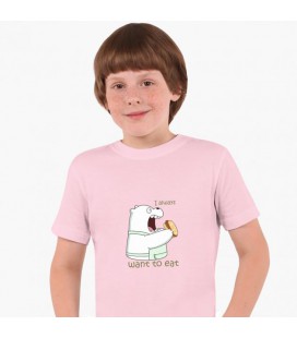 Дитяча футболка для хлопчиків Вся правда про ведмедів (We Bare Bears) (25186-2908-29) 146-152 см Бавовна Рожева