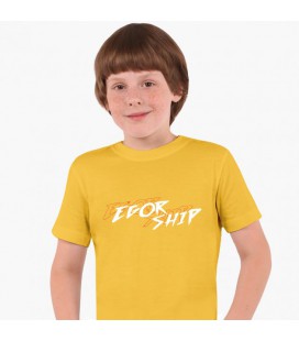 Дитяча футболка для хлопчиків Блогер Єгор Шип (Blogger Egor Ship) (25186-3029-15) 122-128 см Бавовна Жовтий
