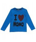 Лонгслив I love mama Paty Kids для хлопчика 122-128 см Синій 11381