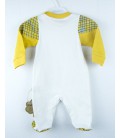 Боді для хлопчика Maibella Біло-жовтий (MAI19-234 white-yell (3-6 months 63-68 см)