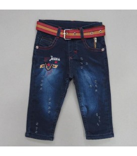 Теплі джинси Hiwro kids для хлопчика 80 см Сині 15378