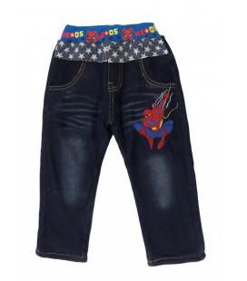 Теплі джинси Spiderman Hot Pet для хлопчика 100 см Сині 5815