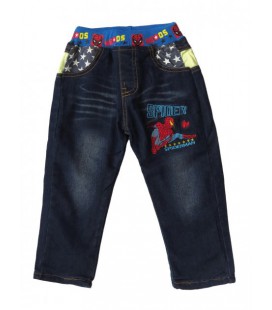 Теплі джинси Spiderman Hot Pet для хлопчика 100 см Сині 5564
