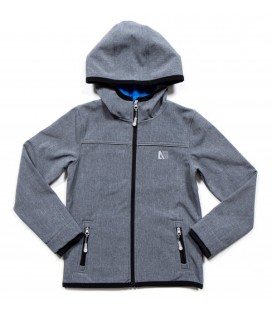 Демісезонна куртка SOFTSHELL NANO S18M1401-MidGreyMix сірий 114 - 122 см (S18M1401-MidGreyMix-6)