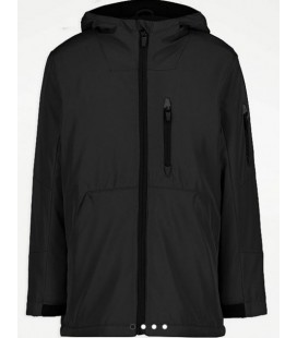 Куртка демісезонна для хлопчика чорна George 128-134см (40004252)