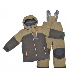 Комплект (куртка+напівкомбінезон) Perlim pinpin 110 Т. сірий-бежевий VH281A-ПРО