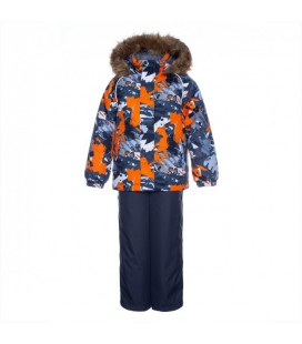Зимовий комплект (куртка+штани) HUPPA WINTER Orange/Dark Grey 110см помаранчевий (41480030-92848)
