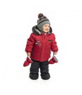 Зимовий термокомплект Peluche&Tartine F18M09BG-Ferrarired_Deepgrey яскраво-червоний 96 - 104 см (F18M09BG-Ferrarired_Deepgrey-3)