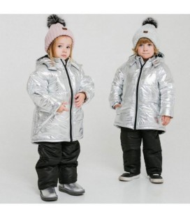 Куртка і напівкомбінезон KVK для хлопчиків Зимовий 122 см сріблястий ММШГ070Х1412232