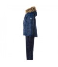 Комплект зимний: куртка и полукомбинезон HUPPA WINTER 4 года (104 см) темно-синий с голубым (41480030-12586-104)