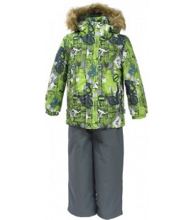 Зимовий комплект (куртка+штани) HUPPA DANTE 1 Lime/Grey 98см зелений (41930130-72247)