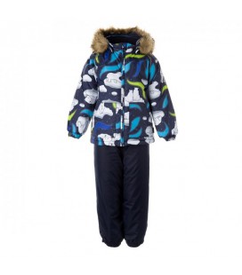 Зимовий комплект (куртка+штани) HUPPA AVERY Blue/Dark Blue 92см синій (41780030-13286)