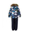 Зимовий комплект (куртка+штани) HUPPA AVERY Blue/Dark Blue 92см синій (41780030-13286)