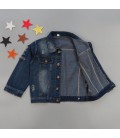 Джинсова куртка U-Pink Apparel для хлопчика 110 см Синя 18223