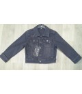 Джинсова куртка для хлопчика Resser Стайл 128-134 см сірий 5136