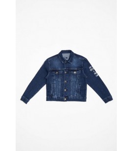 Куртка джинсова на хлопчика 134 колір синій Altun ЦБ-00183147
