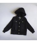 Куртка для хлопчика джинсова чорна Lupilu 104см (40004367)