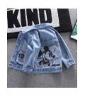 Дитяча джинсова куртка з Міккі Маус BEIYI 92см синя