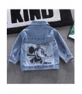 Дитяча джинсова куртка з Міккі Маус BEIYI 92см синя