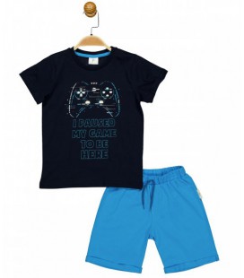 Комплект (футболка, шорти) 116 см (6 років) Panolino PL17557 Синій 8691109881335