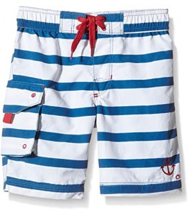 Шорті купальні Hatley Nautical Stripes 2A білий 92см (BSCSTRI001)