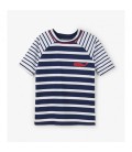 Футболка для плавання Hatley Nautical Stripes 10A синій 140см (S19SWK1203)