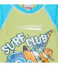 Футболка для плавання Aqua Speed ​​SURF-CLUB T-SHIRT 2020 383-04 104 см Зелений/Блакитний (5908217620200)