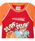 Футболка для плавання Aqua Speed ​​SURF-CLUB T-SHIRT 2033 383-31 128 см Червоний/Помаранчевий (5908217620330)