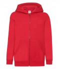 Толстовка Fruit of the Loom Classic hooded sweat jacket kids 128 см Червоний (062045040128)