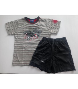 Піжама/літній костюмчик (шорти/футболка) HOT WHEELS TARO р.110-116 (сіра).