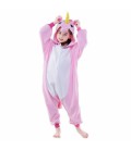 Дитяча піжама кигуруми Єдиноріг (рожевий) 140 см
