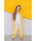 Піжама Кигуруми дитяча BearWear Ведмедик Рилаккума S 105 - 115 см Бежевий (K0W1-0037-S)