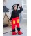 Піжама Кигуруми дитяча BearWear Міккі Маус S 105 - 115 см Чорно-червоний (K0W1-0083-S)