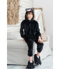 Піжама Кигуруми дитяча BearWear Ведмідь (Кумамон) M 115 - 125 см Чорний (K0W1-0095-M)