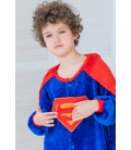 Піжама Кигуруми дитяча BearWear Супермен XS 95 - 105 см Червоно-синій (K0W1-0049-XS)