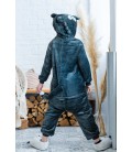 Піжама Кигуруми дитяча BearWear Вовк XS 95 - 105 см Сірий (K0W1-0006-XS)