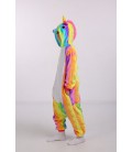 Пижама Кигуруми Слип Для Мальчиков Kigurumi Единорог Радужный Разноцветный 120-130 см. (2001/2)